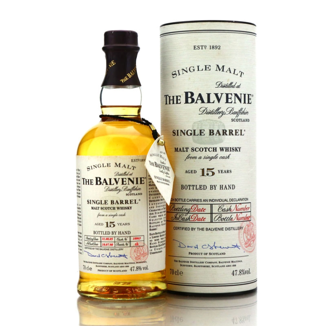 Balvenie 1990 Single Barrel 15 Year Old #10063