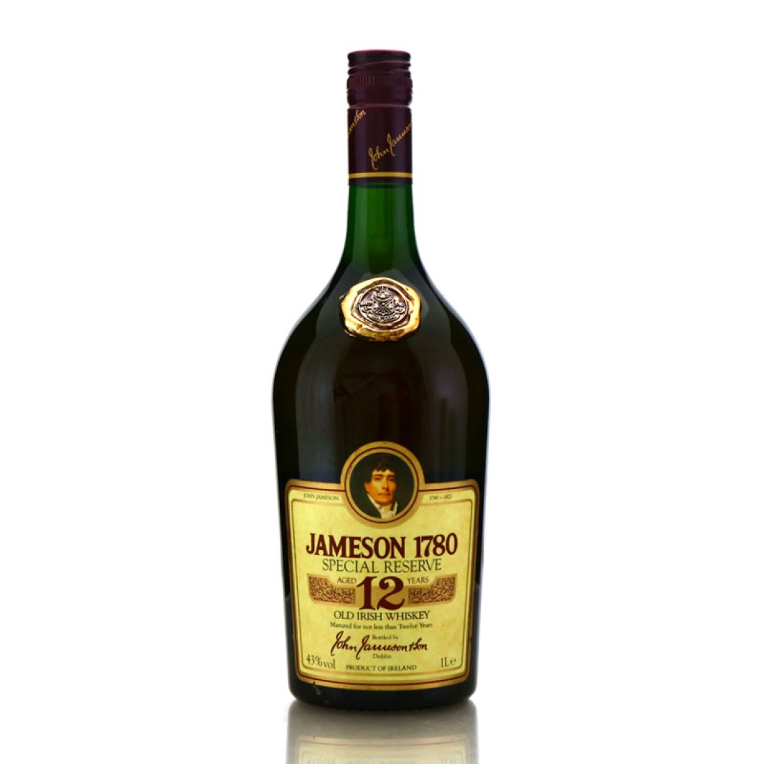 Jameson '1780' 12 Year Old 1 Litre 1980s