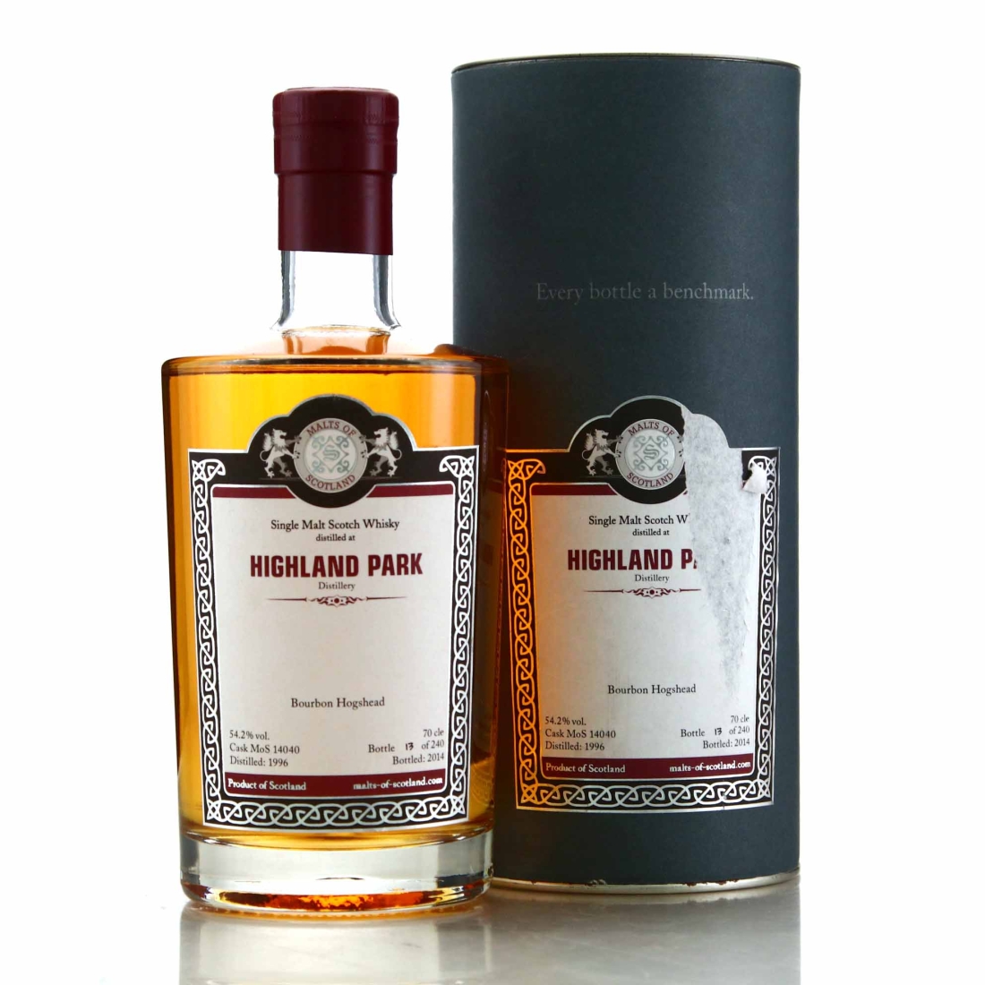 Highland Park 1996 Malts of Scotland Bourbon Hogshead
