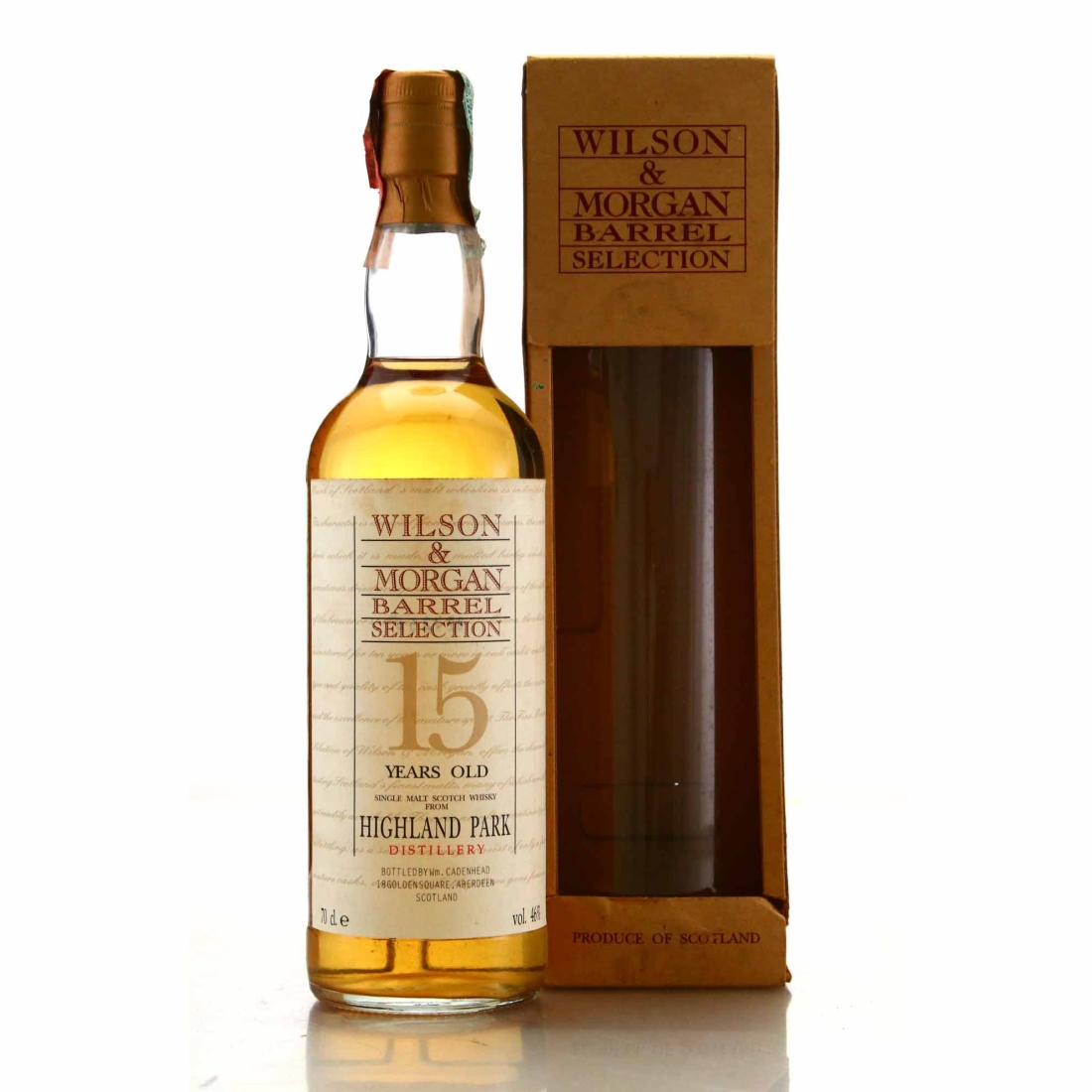 Highland Park 15 Year Old Wilson and Morgan 1992 / First Releases