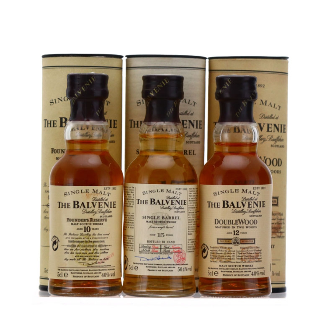 Balvenie Miniature Gift Pack 3 x 5cl