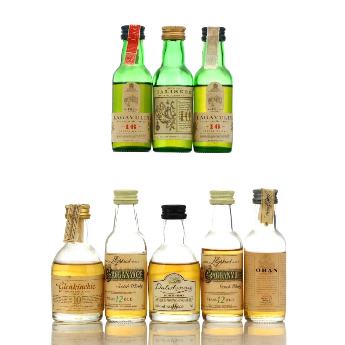 Classic Malt Miniature x 8 1980s