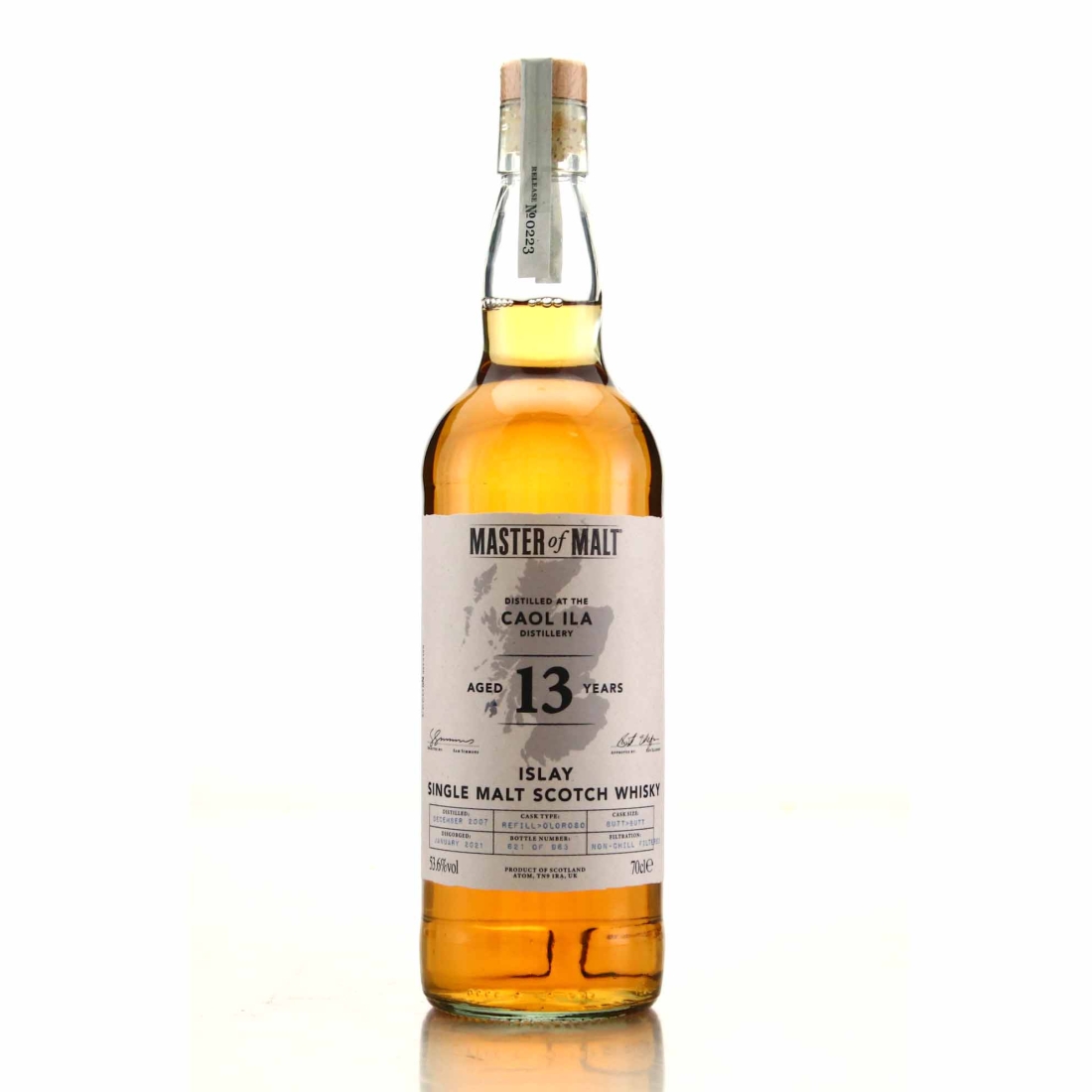 Caol Ila 2007 Master of Malt 13 Year Old