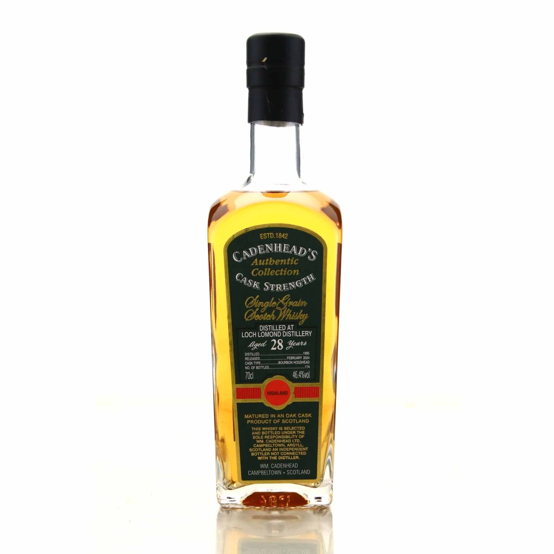 Loch Lomond 1995 Cadenhead's 28 Year Old