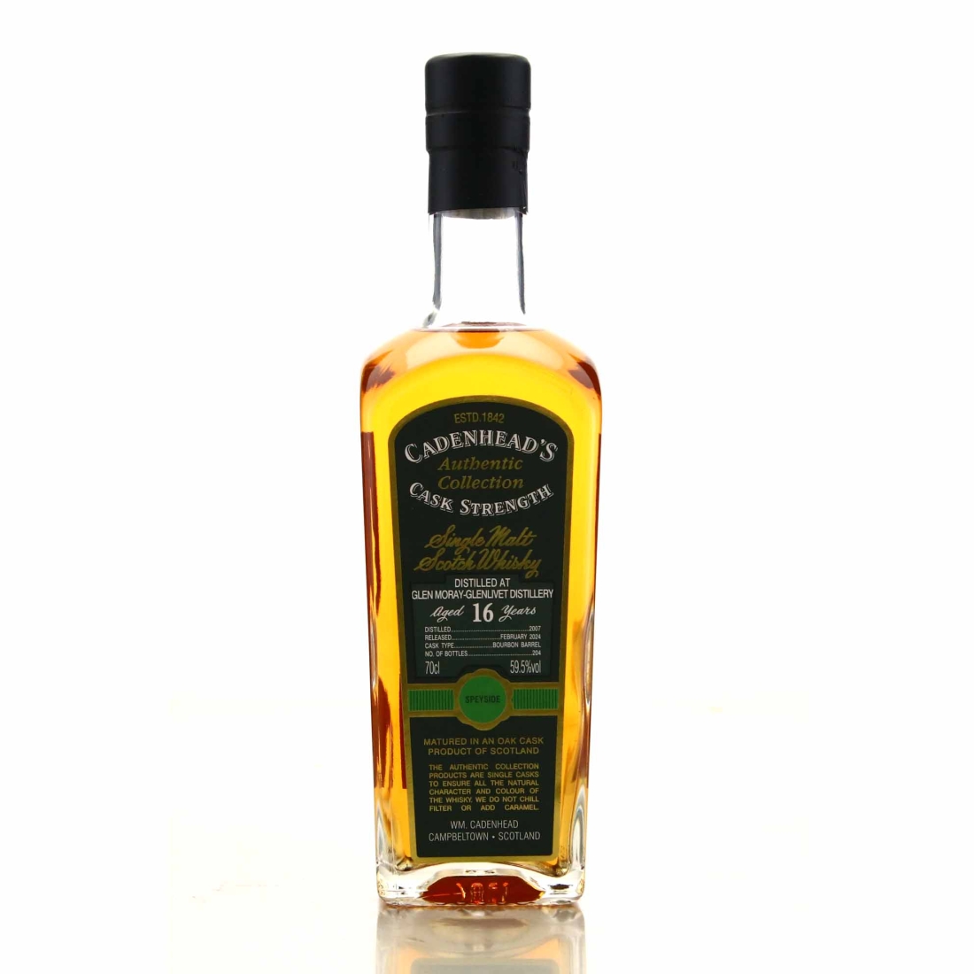 Glen Moray 2007 Cadenhead's 16 Year Old