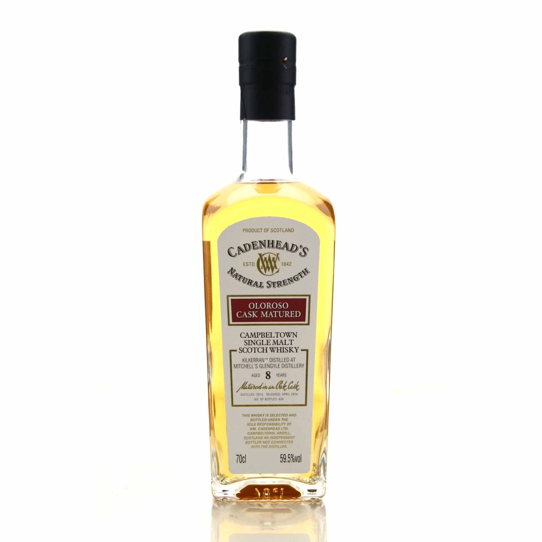 Kilkerran 2015 Cadenhead's 8 Year Old Sherry Cask