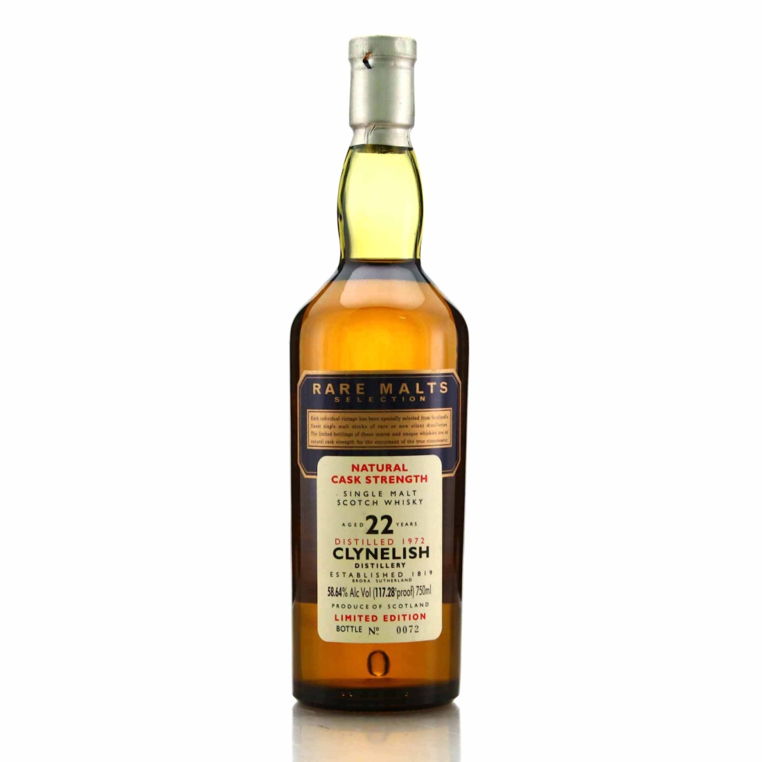 Image for Clynelish 1972 Rare Malts Selection 22 Year Old 75cl - 58.64% - US Import