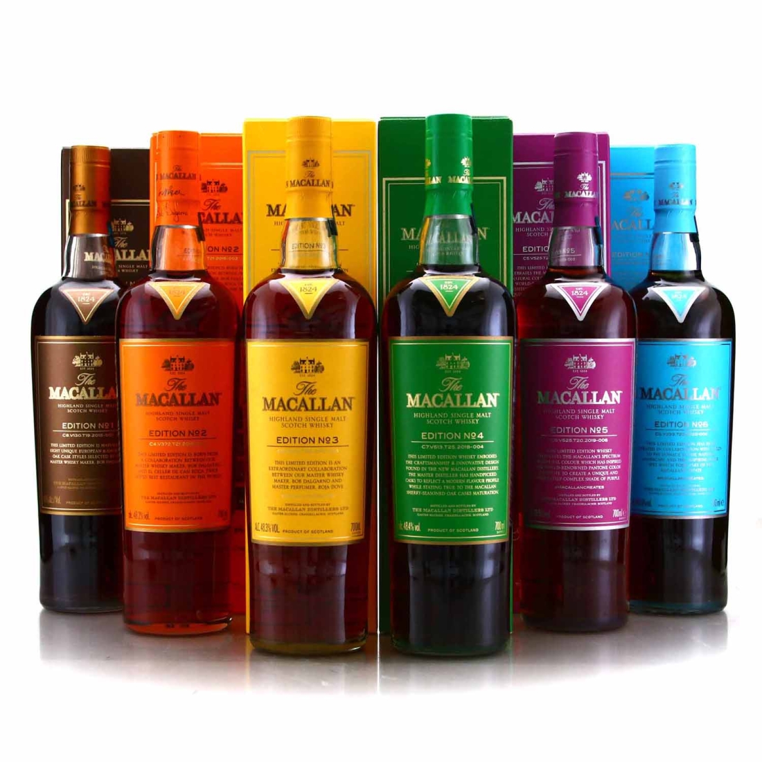 Image for Macallan Edition No.1-6 Collection 6 x 70cl