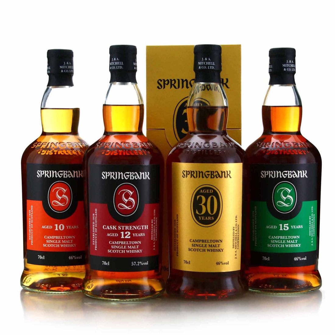 Springbank 2024 Releases 4 x 70cl / includes 30 Year Old