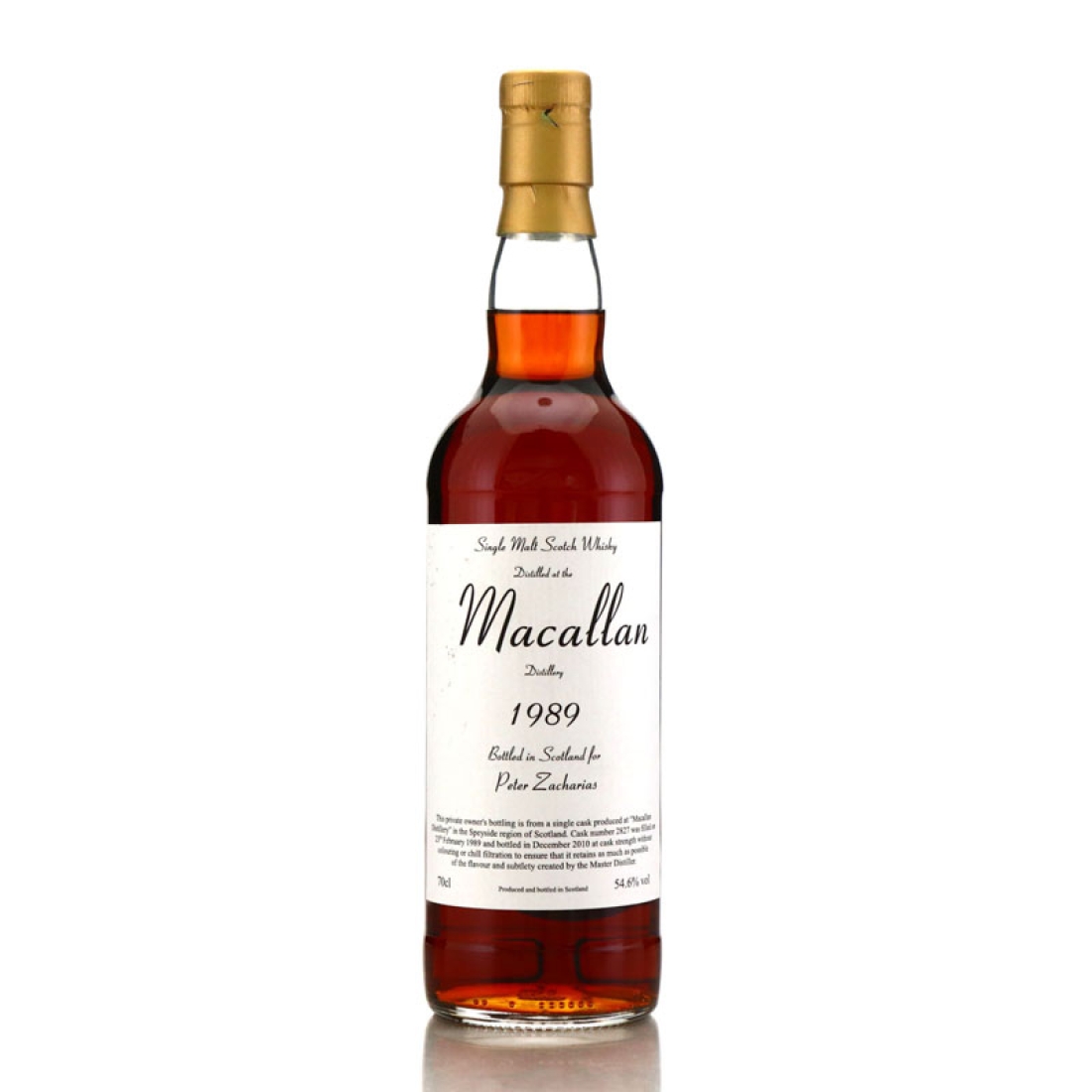Macallan 1989 Private Cask #2827 / Peter Zacharias