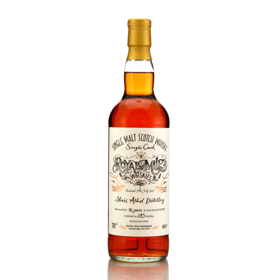 Blair Athol 2009 Royal Mile Whiskies 14 Year Old