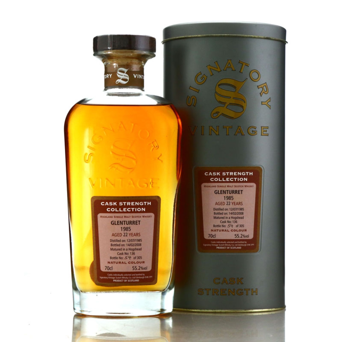 Glenturret 1985 Signatory Vintage 22 Year Old Cask Strength