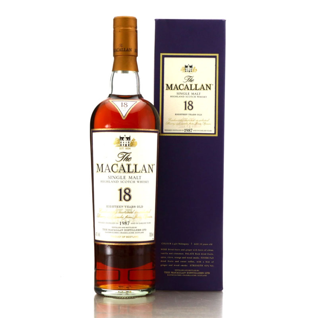 Image for Macallan 1987 18 Year Old