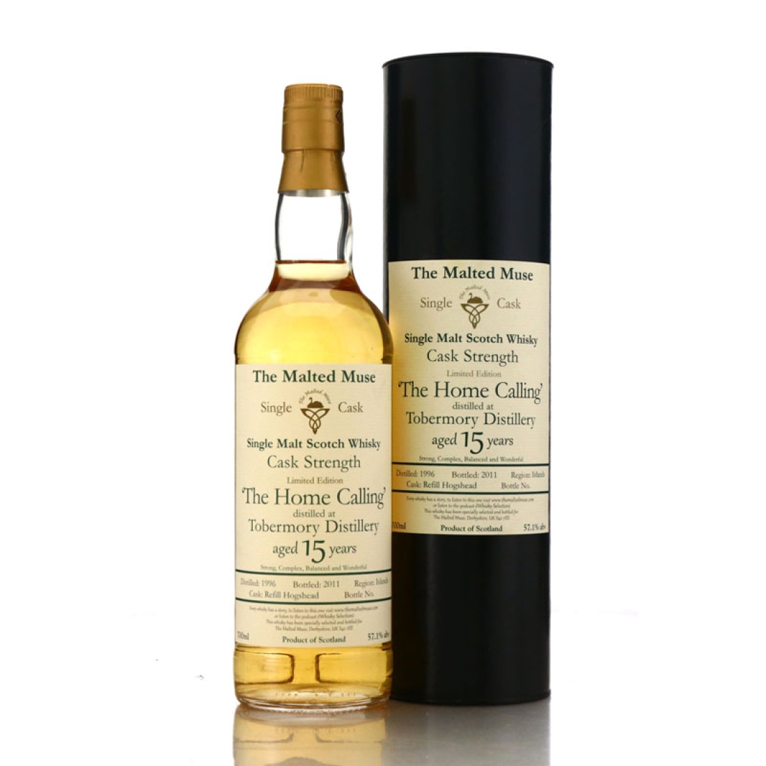 Image for Tobermory 1996 Malted Muse 15 Year Old / The Home Calling Image for Tobermory 1996 Malted Muse 15 Year Old / The Home Calling