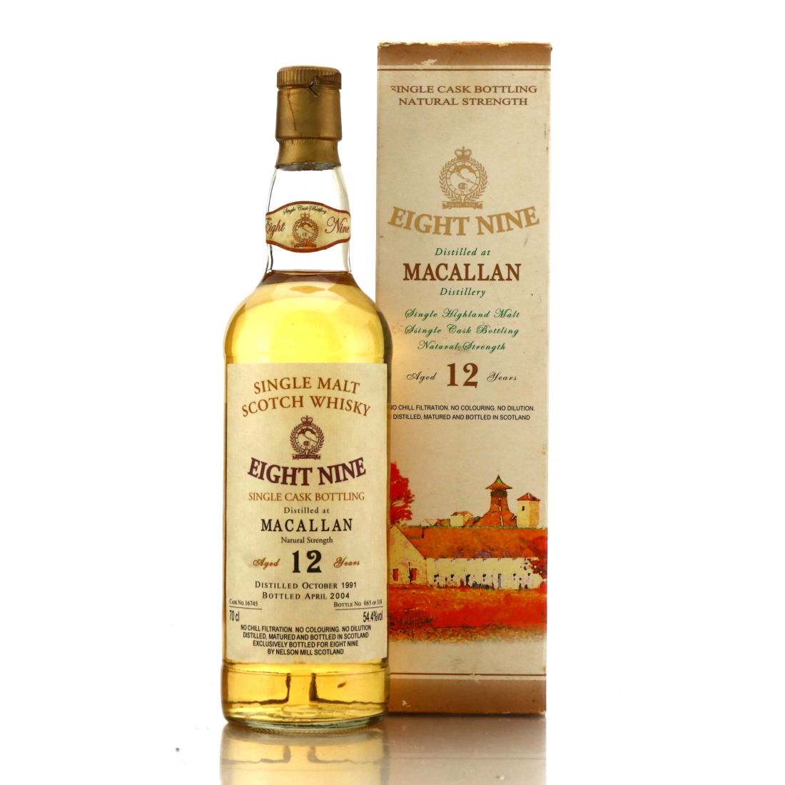Macallan 1991 Eight Nine 12 Year Old