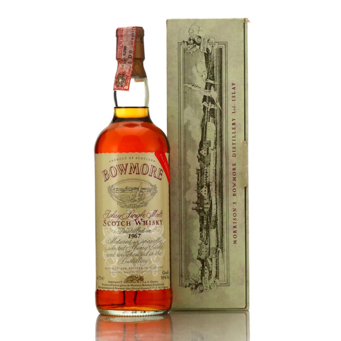 Bowmore 1967 Sherry Casks Full Strength / Soffiantino Import