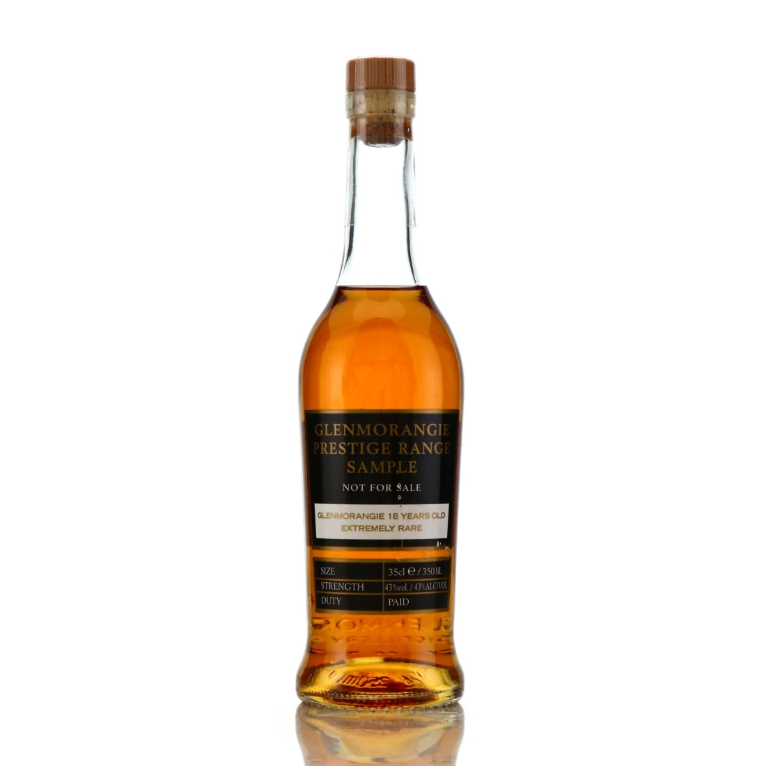 Glenmorangie 18 Year Old Extremely Rare 35cl / Duty Paid Sample