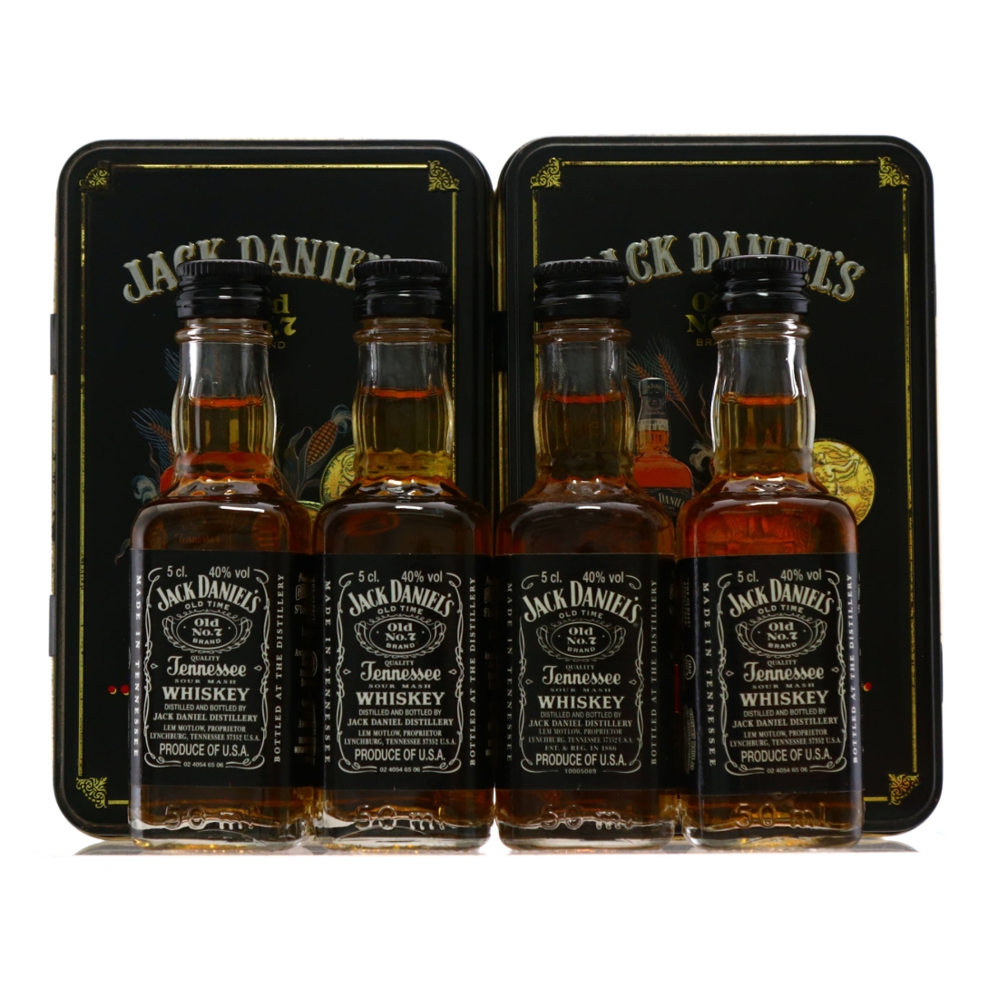 Jack Daniel's Old No.7 Brand 80 Proof Miniature x 4