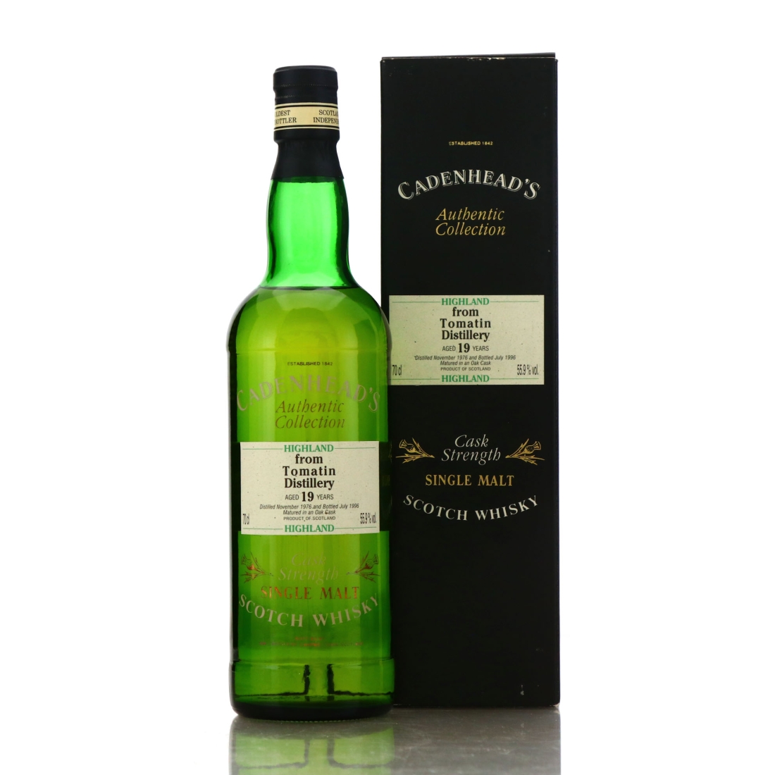 Tomatin 1976 Cadenhead's 19 Year Old