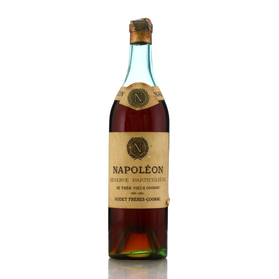 Godet Freres Reserve Particuliere Napoleon Tres Vieux Cognac circa 1920s