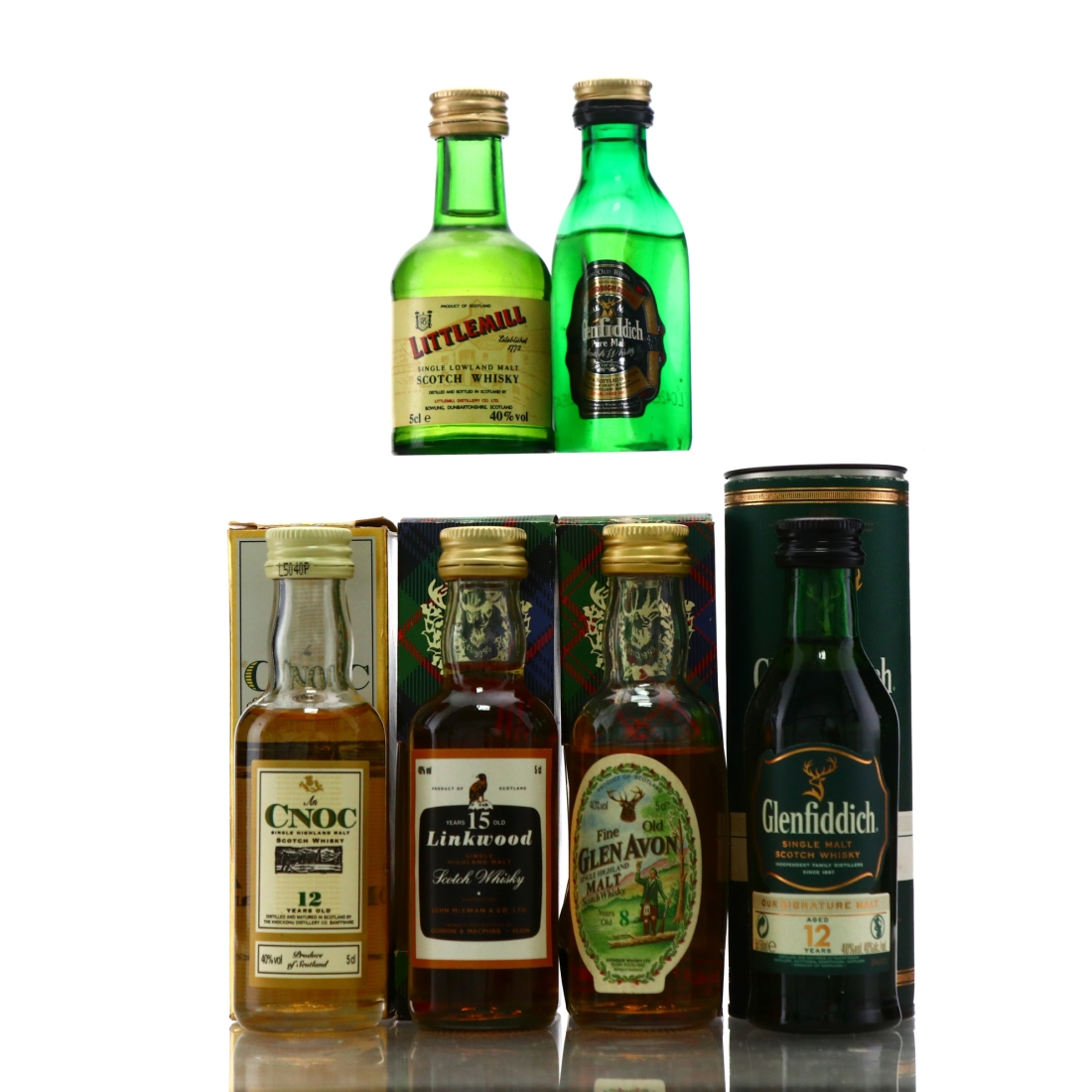 Single Malt Miniatures x 6 / includes Littlemill