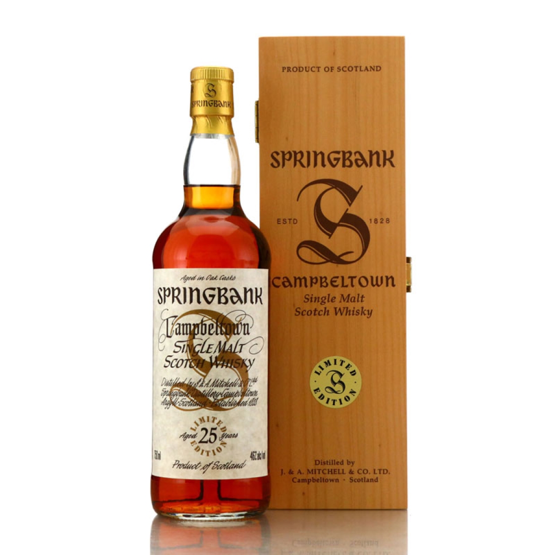 Springbank 25 Year Old Millennium Limited Edition 75cl / US Import