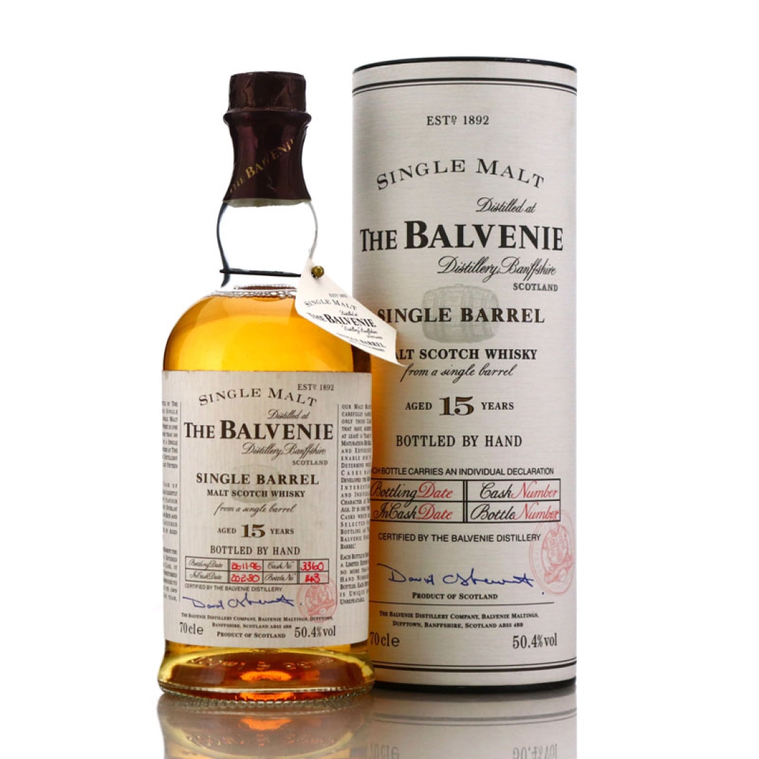 Balvenie 1980 Single Barrel 15 Year Old #3360