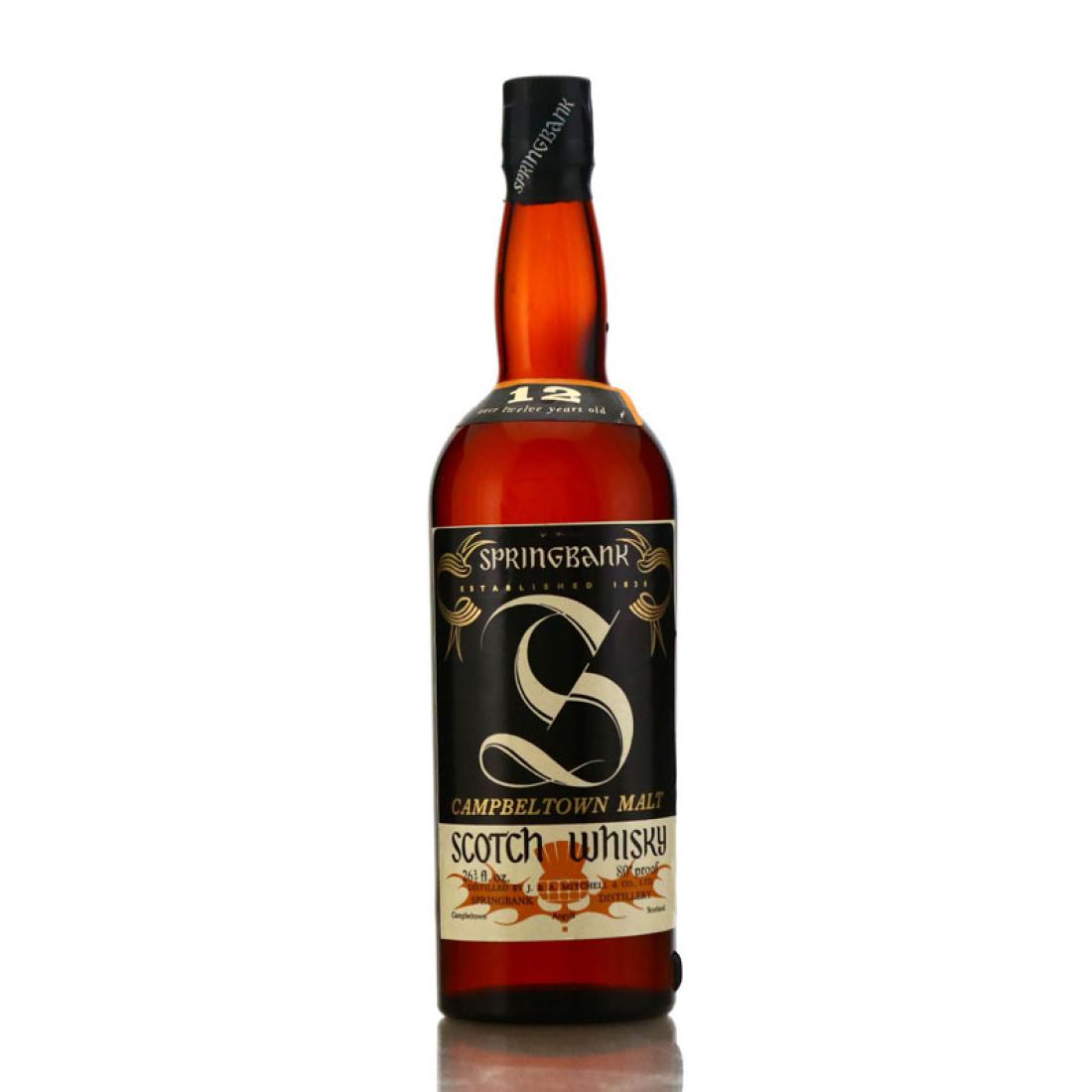 Springbank 12 Year Old 80 Proof 1970s