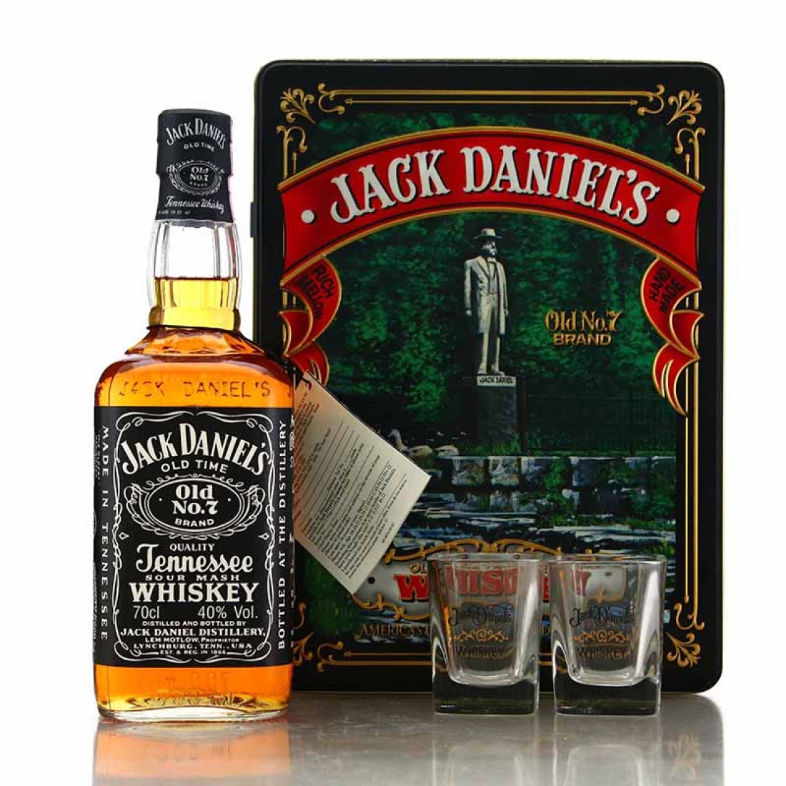 Jack Daniel's Old No.7 Brand 80 Proof 70cl Gift Pack 1995
