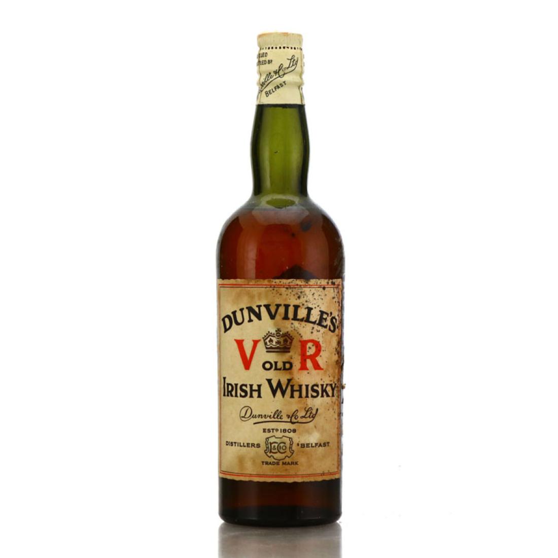 Dunvilles Vr Old Irish Whisky 1930s