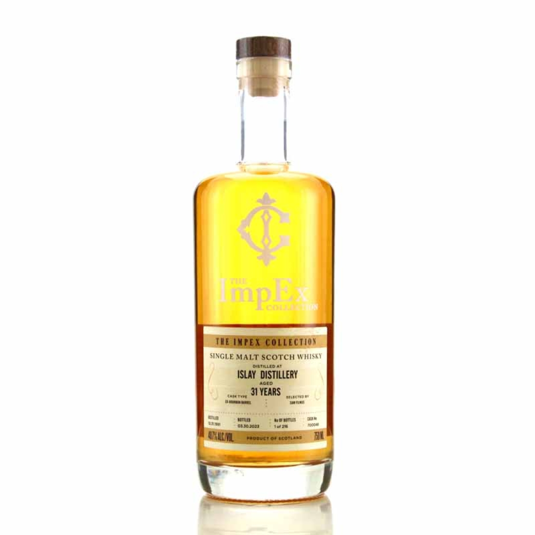 Islay Single Malt 1991 The ImpEx Collection 31 Year Old 75cl / US Import