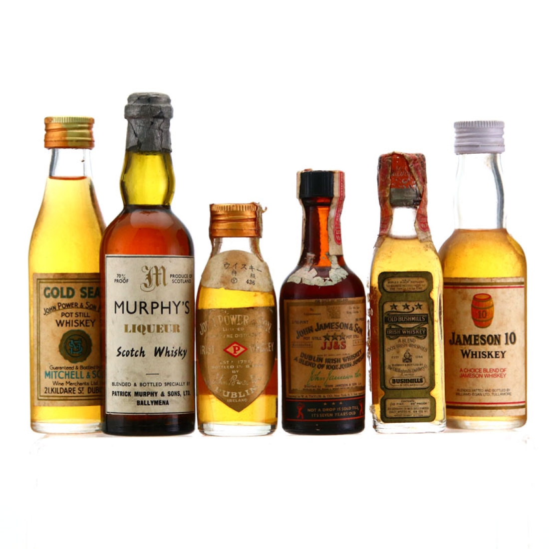 Irish Whiskey Miniature x 6