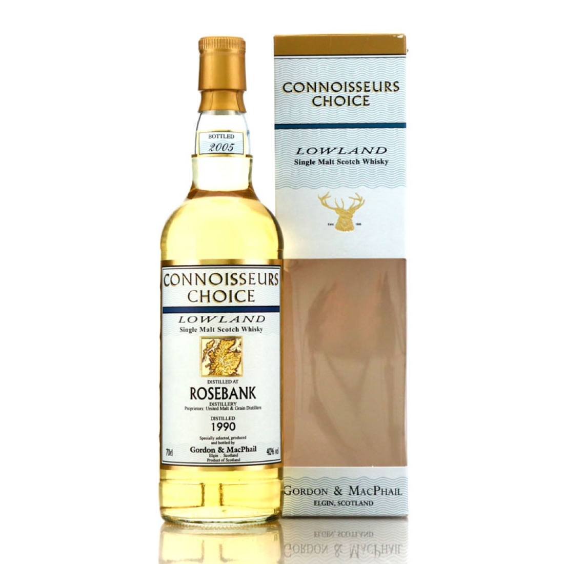 Rosebank 1990 Gordon and MacPhail bottled 2005