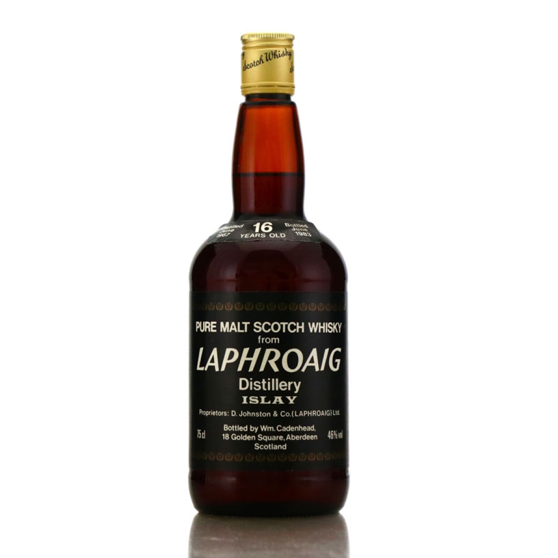 Laphroaig 1967 Cadenhead's 16 Year Old / Scoma Import