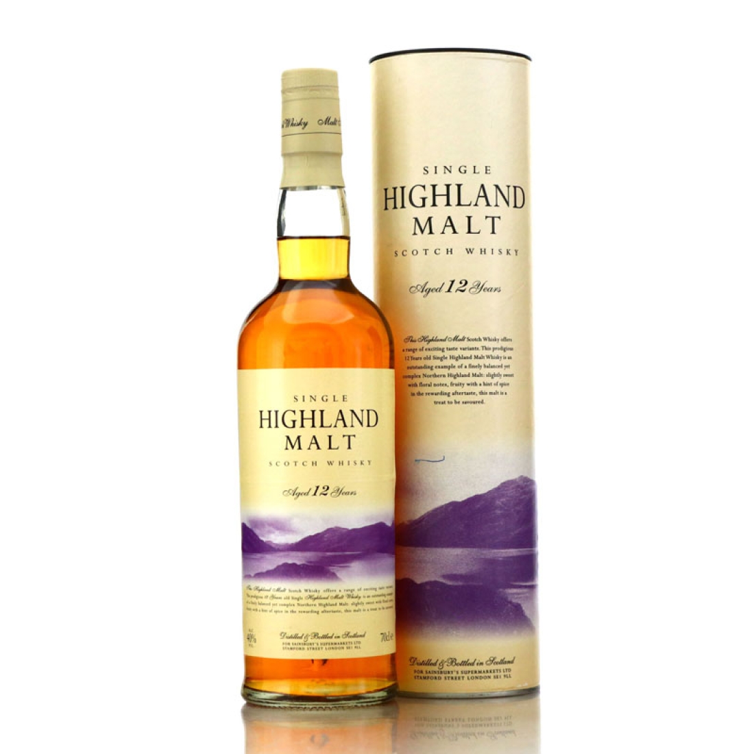 Sainsbury's 12 Year Old Highland Malt 1990s