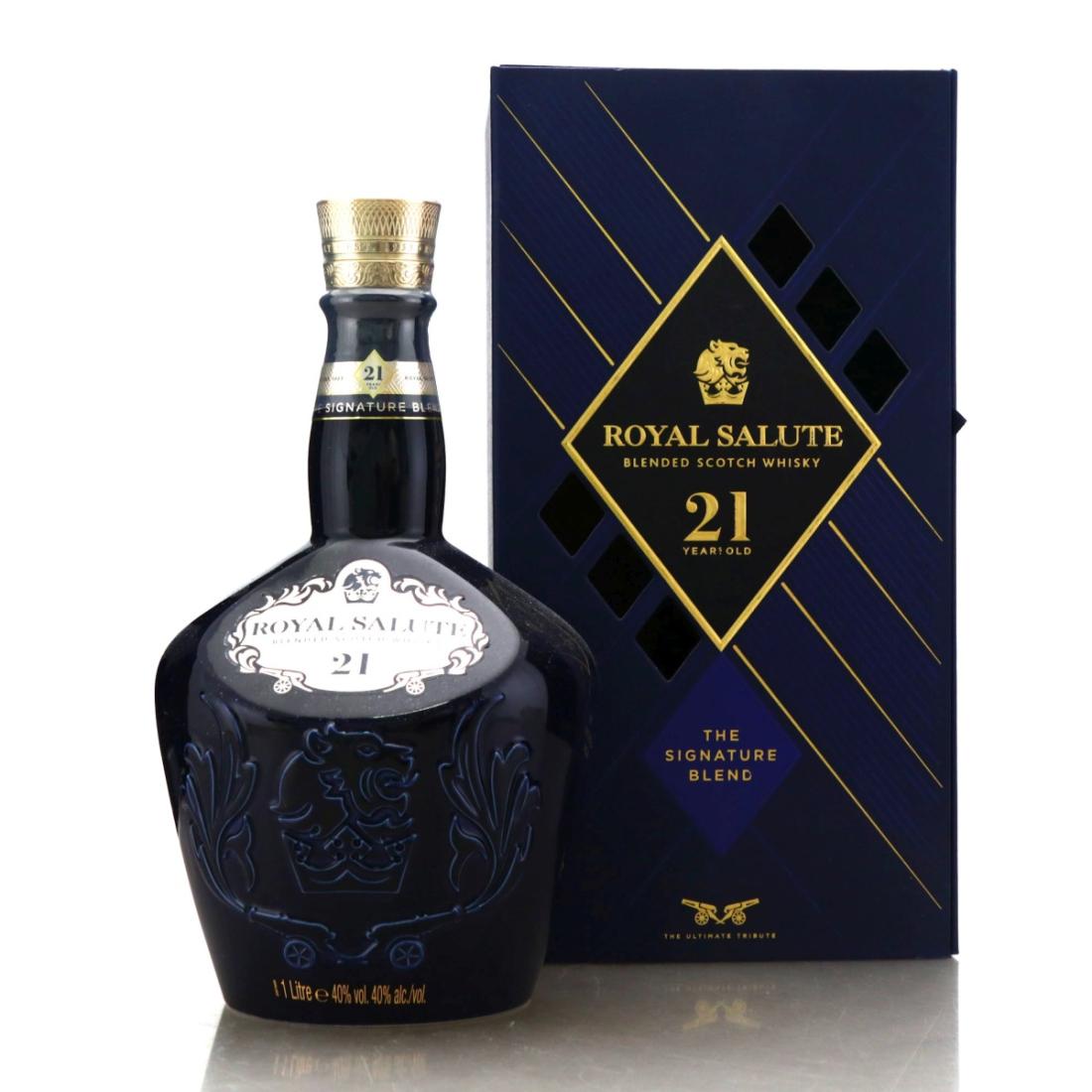 Chivas Royal Salute 21 Year Old The Signature Blend 1 Litre