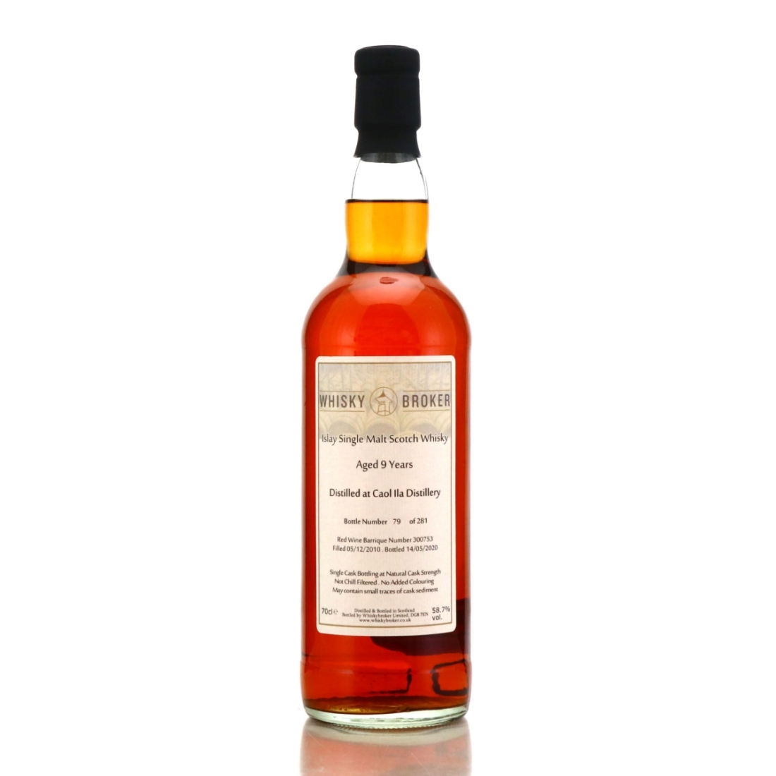Caol Ila 2010 Whisky Broker 9 Year Old #300753