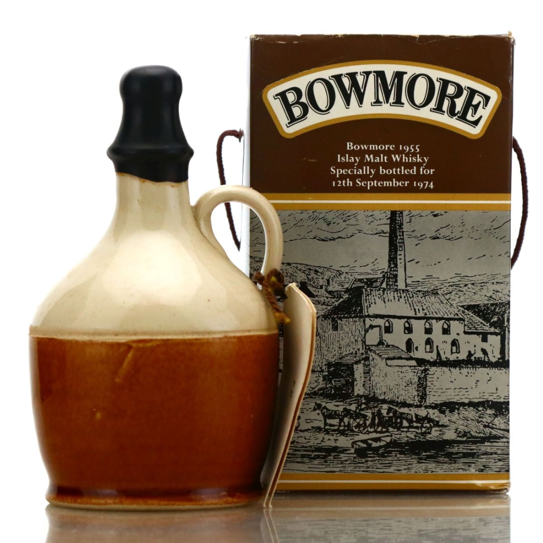 Image for Bowmore 1955 Distillery Visitor Opening 1974 Ceramic Decanter 37.5cl