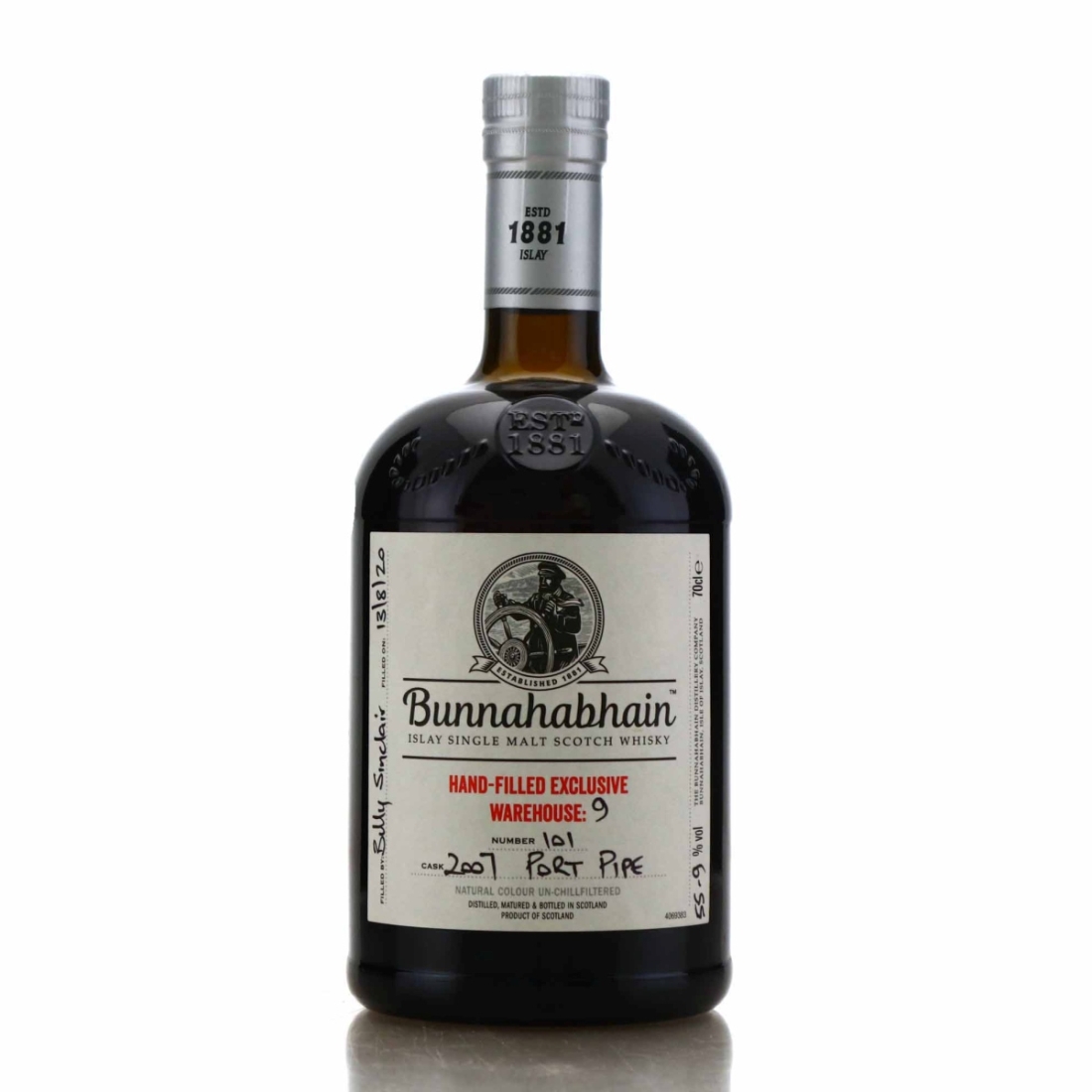 Bunnahabhain 2007 Hand Filled Cask #101 / Port Pipe