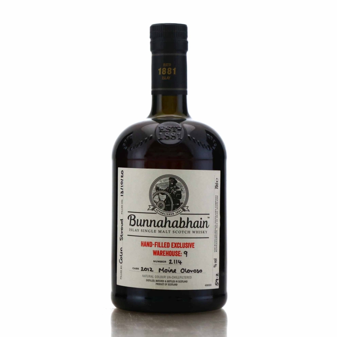 Bunnahabhain Moine 2012 Hand Filled Cask #2114​​​​​​​ / Oloroso