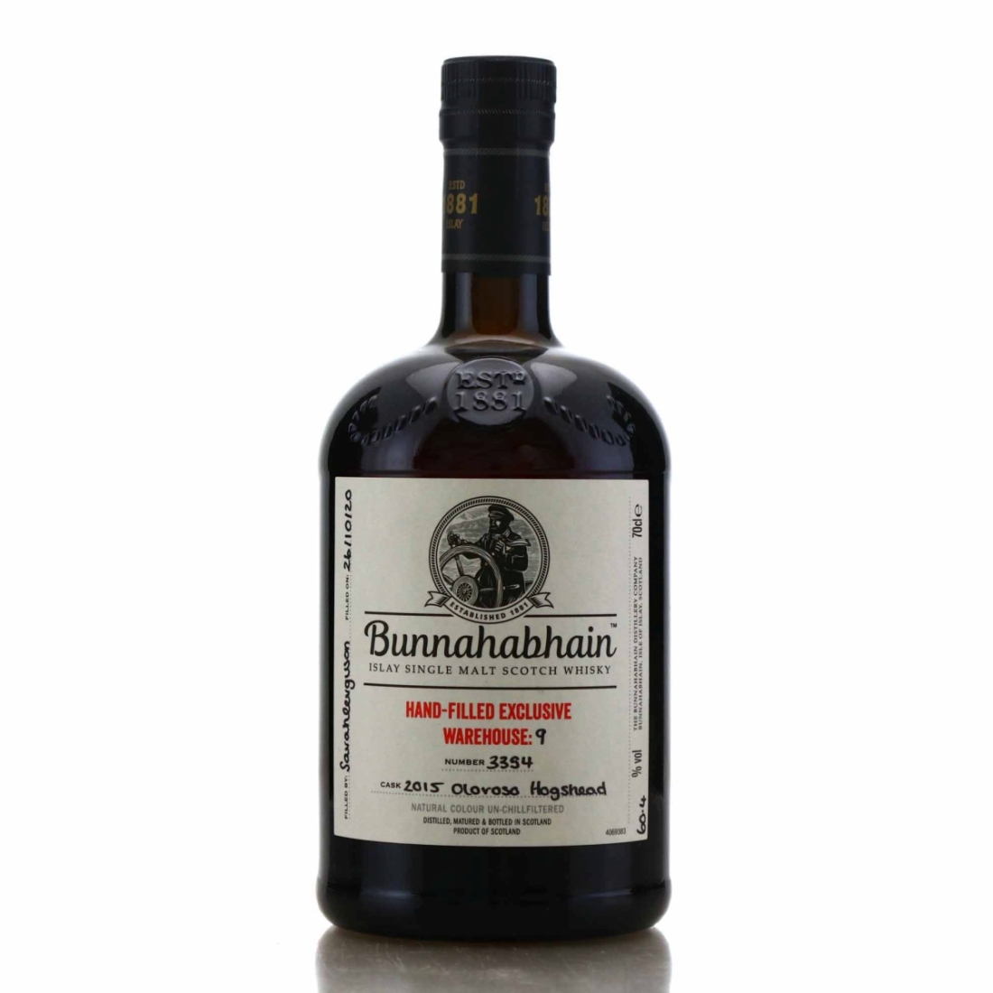 Bunnahabhain 2015 Hand Filled Cask #3354 / Oloroso