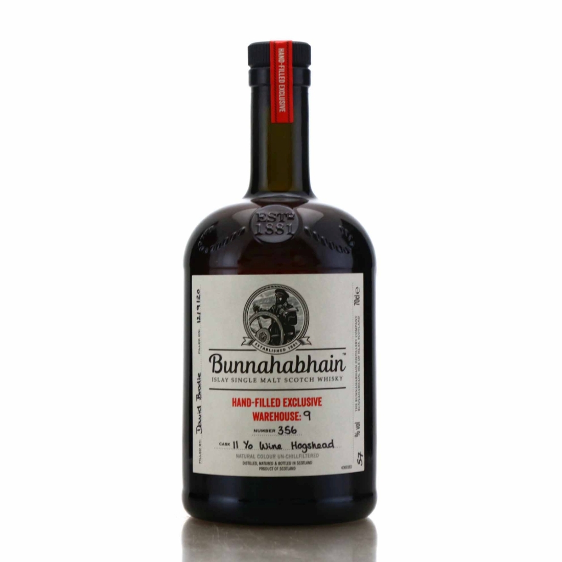 Bunnahabhain 11 Year Old Hand Filled Cask #356 / Wine Hogshead