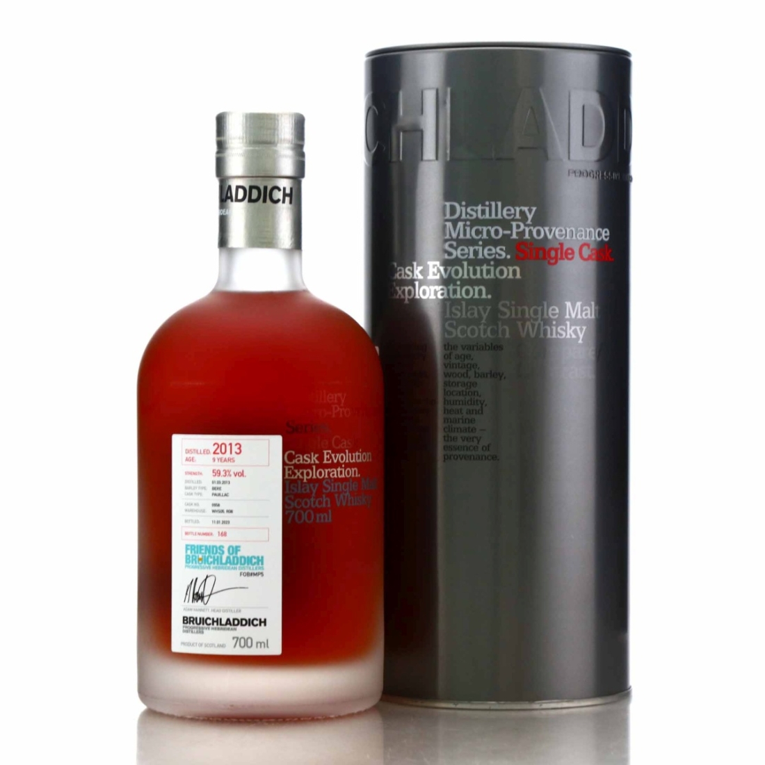 Bruichladdich 2013 Micro Provenance Single Cask 9 Year Old #0958 / Friends of Bruichladdich