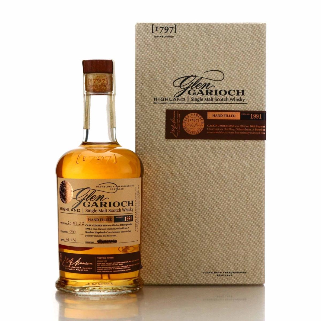 Glen Garioch 1991 Hand Filled Cask #4556