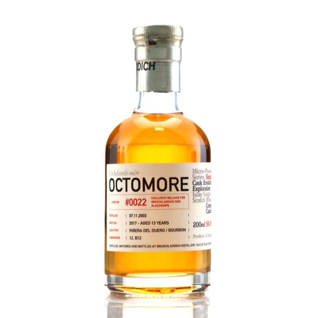 Octomore 2003 Micro Provenance Single Cask 13 Year Old #0022 20cl