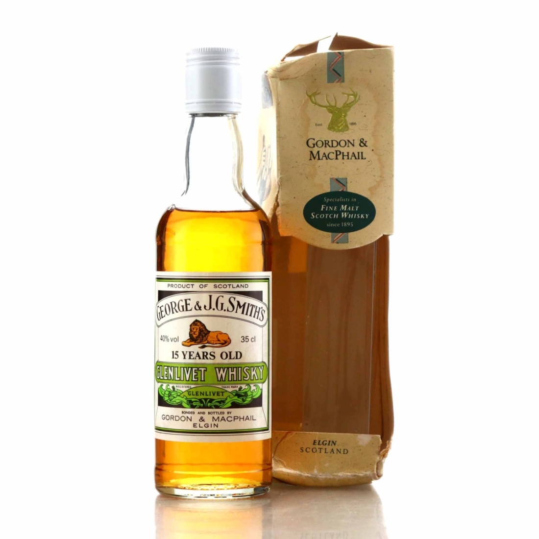 Glenlivet 15 Year Old Gordon and MacPhail 40% 35cl 1990s