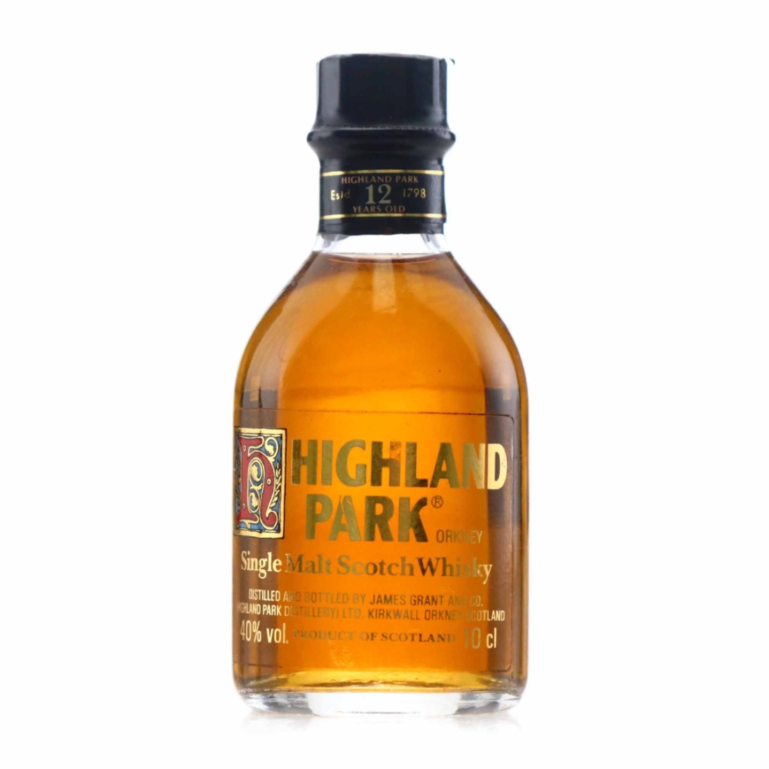 Highland Park 12 Year Old 10cl early 1980s