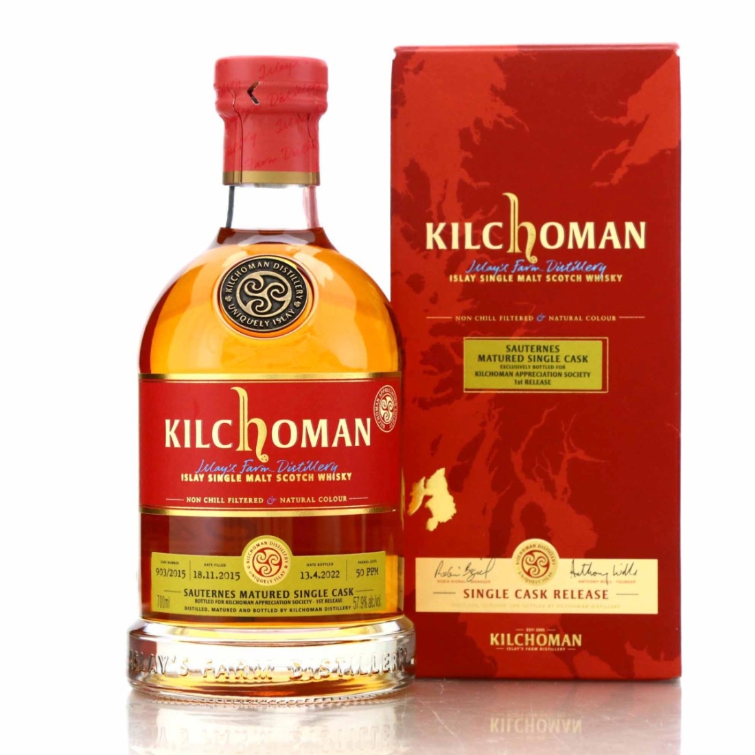 Kilchoman 2015 Single Sauternes Cask #903 / Kilchoman Appreciation Society