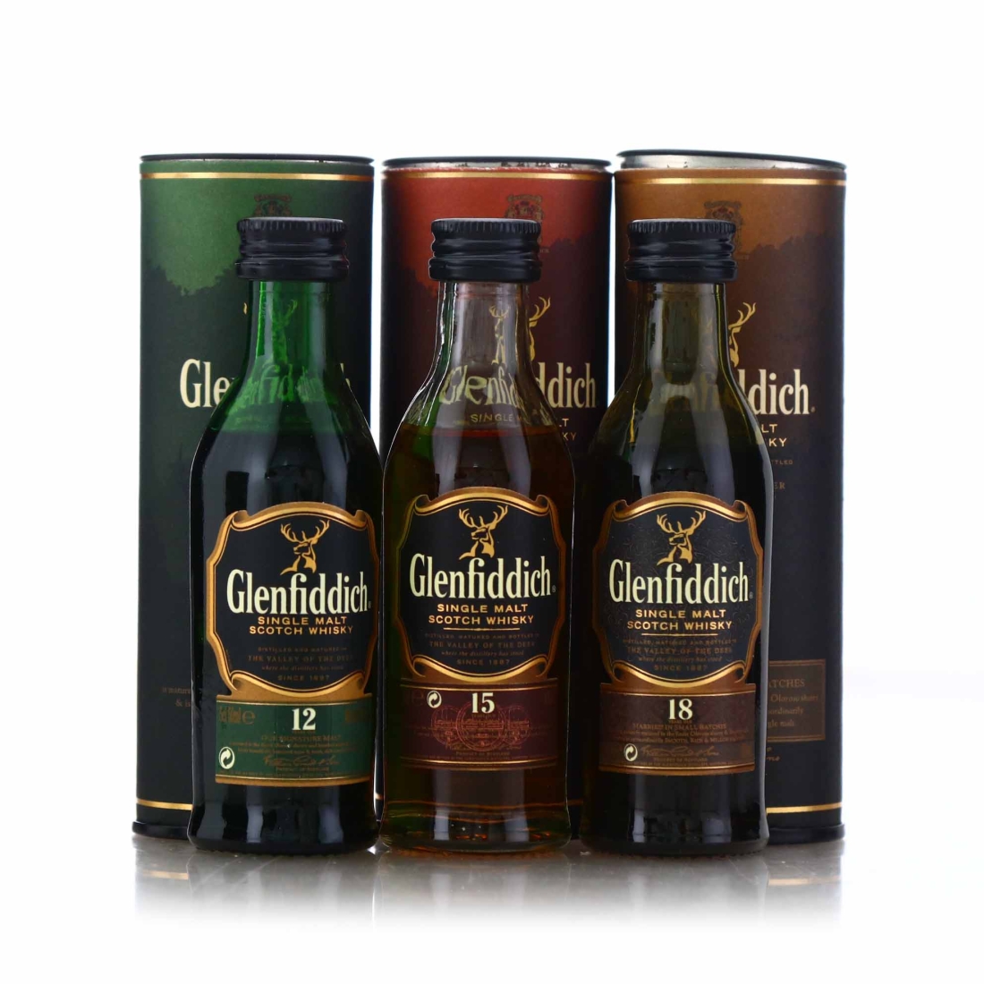 Glenfiddich Miniature Gift Pack 3 x 5cl