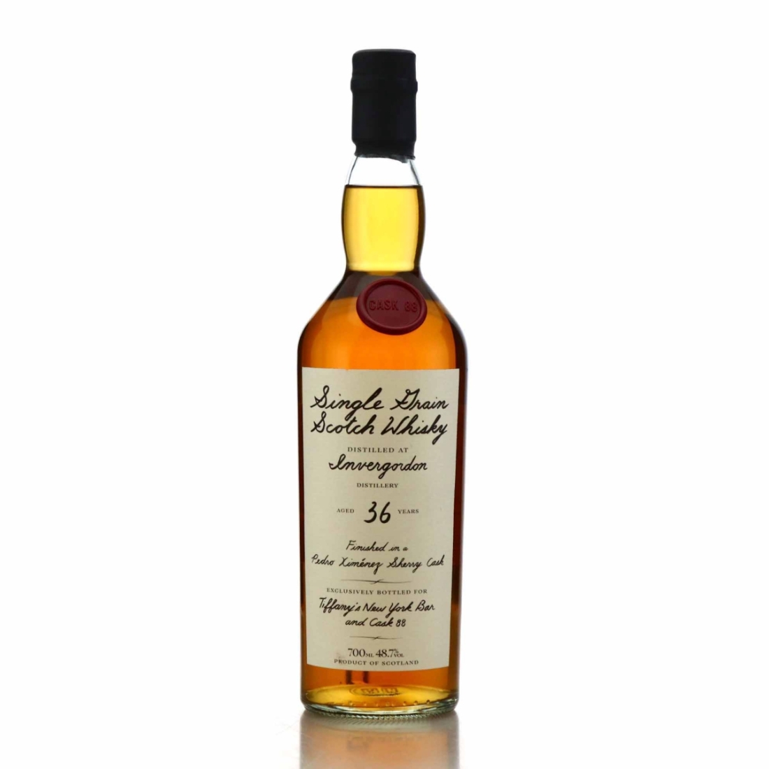Invergordon 1988 Cask 88 36 Year Old / Tiffany's New York Bar